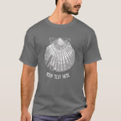 Anpassbare Muschel in Not T-Shirt (Vorderseite)