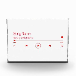 Anpassbare Musik Fotoblock