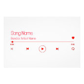 Anpassbare Musik Fotodruck (Vorne)