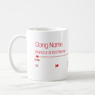 Anpassbare Musik Kaffeetasse