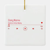 Anpassbare Musik Keramikornament (Rückseite)