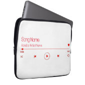 Anpassbare Musik Laptopschutzhülle (Vorne Rechts)