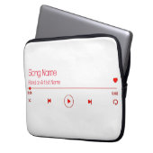 Anpassbare Musik Laptopschutzhülle (Vorderseite Links)