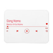 Anpassbare Musik Magnet (Horizontal)