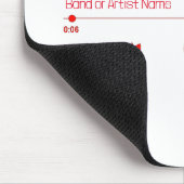 Anpassbare Musik Mousepad (Ecke)