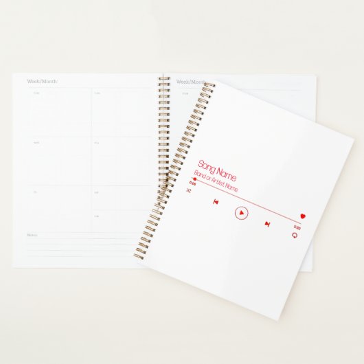 Anpassbare Musik Planer (Anzeige)