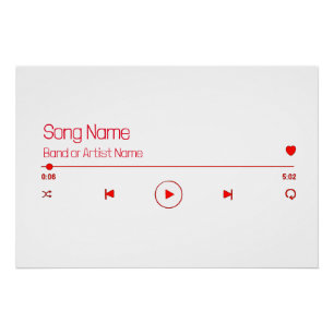 Anpassbare Musik Poster