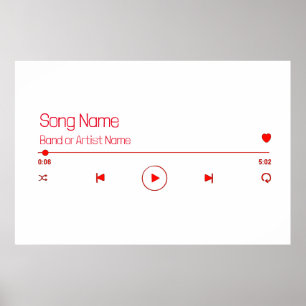 Anpassbare Musik Poster