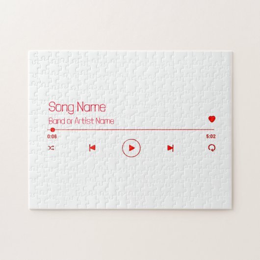 Anpassbare Musik Puzzle (Horizontal)