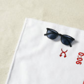 Anpassbare Musik Strandtuch (Beispiel)