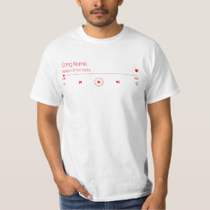 Anpassbare Musik T-Shirt