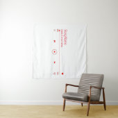 Anpassbare Musik Wandteppich (Beispiel (Horizontal))