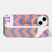 Anpassbare Musiknote & Chevron iPhone Hülle (Rückseite (Horizontal))