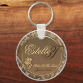Anpassbare Mutter des Bride Keepake Schlüsselanhän Schlüsselanhänger (Vorderseite)