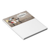 Anpassbare Nageltechniker-Notepad Notizblock (angewinkelt)