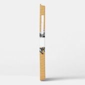 Anpassbare Name Gold Rose Chic Monogram Luxus Case-Mate iPhone Hülle (Rückseite / Links)