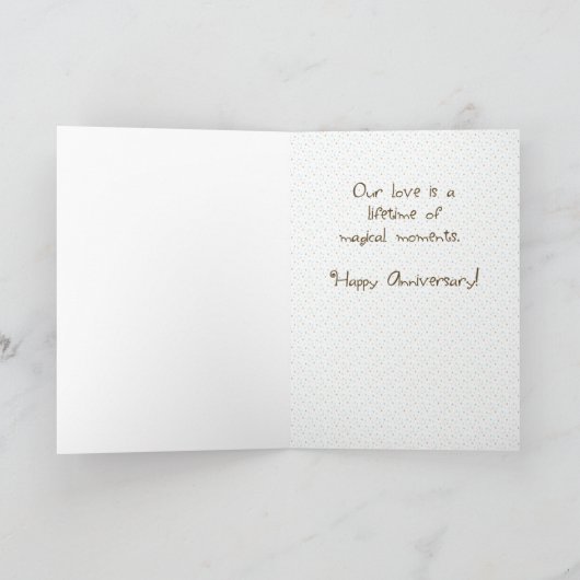 Anpassbare Namen für den Ehegatten Karte (Innenseite)