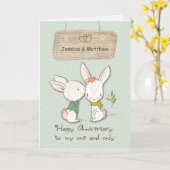 Anpassbare Namen für den Ehegatten Karte (Gelbe Blume)