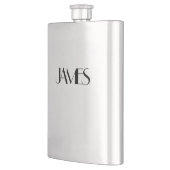 Anpassbare Namensflasche Flachmann (Links)