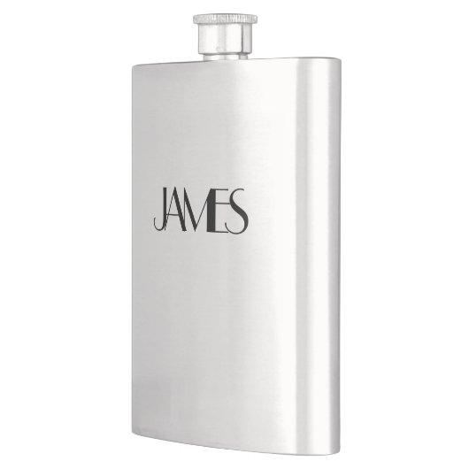 Anpassbare Namensflasche Flachmann (Links)