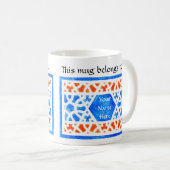 Anpassbare namenspezifische Tasse (VorderseiteRechts)