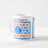 Anpassbare namenspezifische Tasse (Vorderseite Links)