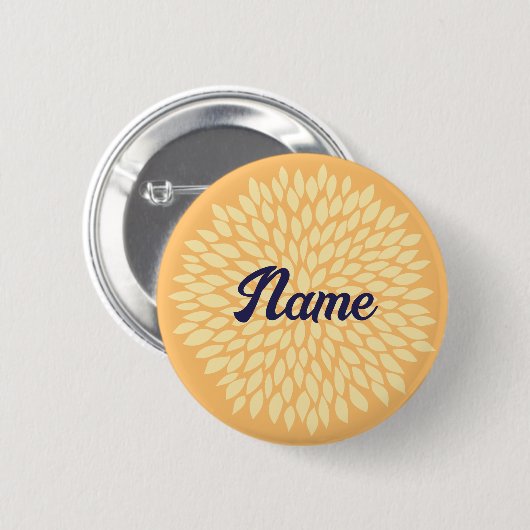 Anpassbare Namenstasten für Mädchen Button (Vorne & Hinten)