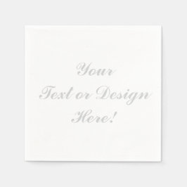 Anpassbare Napkins - Hinzufügen von Text oder Desi Serviette