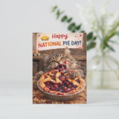 Anpassbare National Pie Day Postkarte (Stehend Vorderseite)