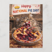 Anpassbare National Pie Day Postkarte (Vorderseite)