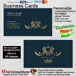 Anpassbare Navy Elegant Business Card 15 Visitenkarte