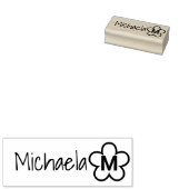 Anpassbare Niedliche einfache Blume Gummistempel (Stempel)