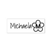 Anpassbare Niedliche einfache Blume Gummistempel (Prägung)