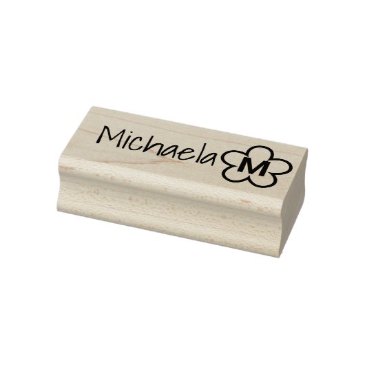 Anpassbare Niedliche einfache Blume Gummistempel (Stempel)