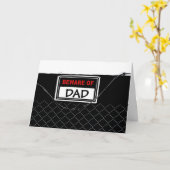 Anpassbare Niedliche, einzigartige Vatertag Karte (Gelbe Blume)