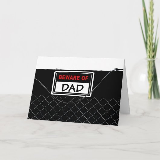 Anpassbare Niedliche, einzigartige Vatertag Karte (Vorderseite)