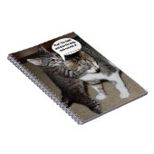 Anpassbare Niedliche Katzen-Notebooks Notizblock (Rechte Seite)