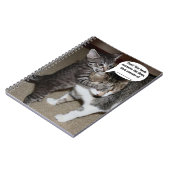 Anpassbare Niedliche Katzen-Notebooks Notizblock (Linke Seite)