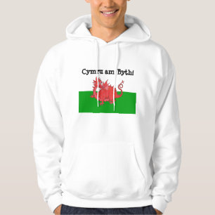 Anpassbare Niedliche Welsh Red Dragon Hoodie