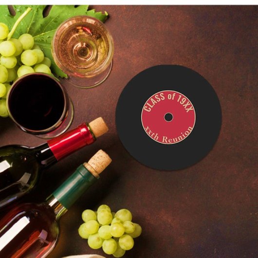 Anpassbare, Niedliche Wiedersehen-Untersetzer Runder Pappuntersetzer