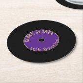 Anpassbare, Niedliche Wiedersehen-Untersetzer Runder Pappuntersetzer (Angewinkelt)