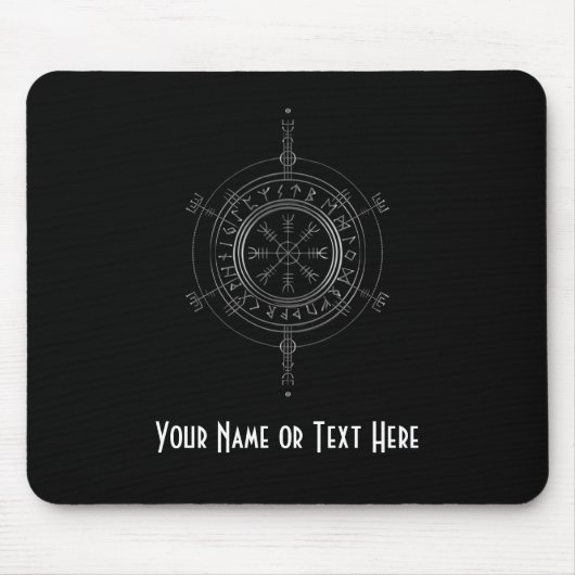 Anpassbare nordische Motiv-Mauspad Mousepad (Vorne)
