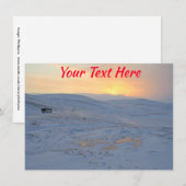 Anpassbare norwegische Winterkarte (Vorne/Hinten)