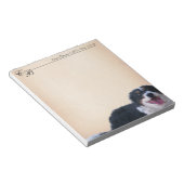 Anpassbare Notepad mit Border Collie Notizblock (angewinkelt)