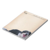 Anpassbare Notepad mit Border Collie Notizblock (Rotiert)
