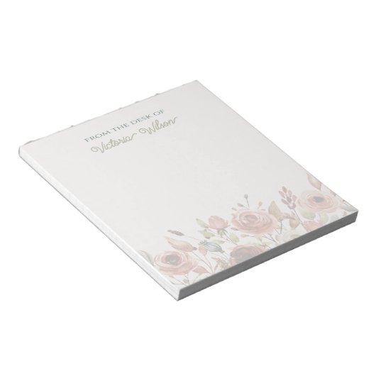 Anpassbare Notepad-Vorlage Notizblock (angewinkelt)