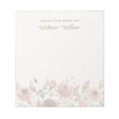 Anpassbare Notepad-Vorlage Notizblock (Vorderseite)