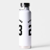 Anpassbare Nummer 23, Individuelle Name, Nummer Trinkflasche (Rechts)