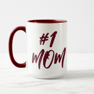 Anpassbare Nummer Eins Mama Vintage Personalisiert Tasse
