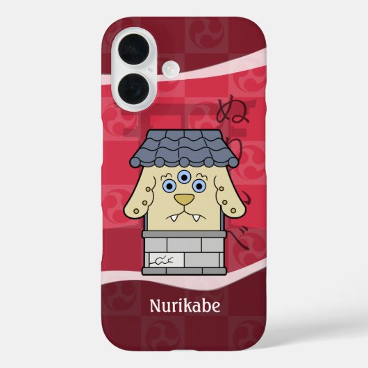 Anpassbare Nurikabe Yokai Case-Mate iPhone Hülle (Rückseite)